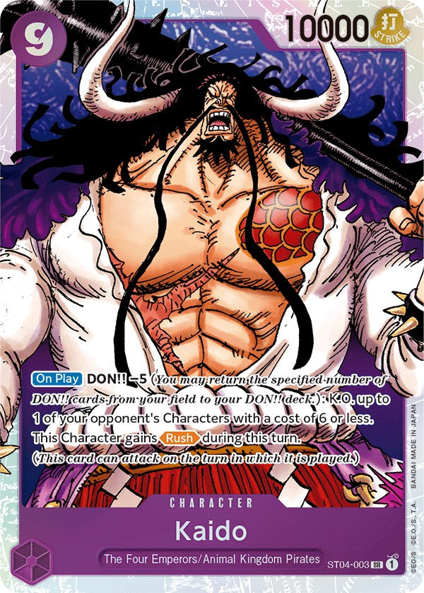 Kaido (003) [Starter Deck: Animal Kingdom Pirates] | Good Games Adelaide SA
