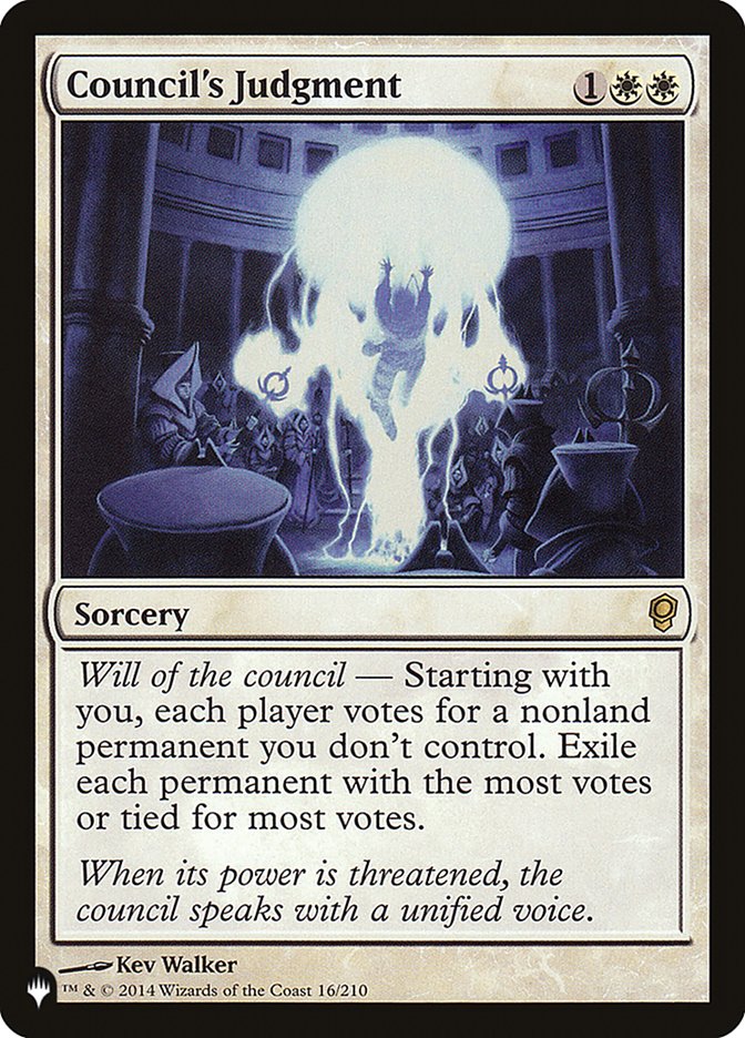 Council's Judgment [The List] | Good Games Adelaide SA