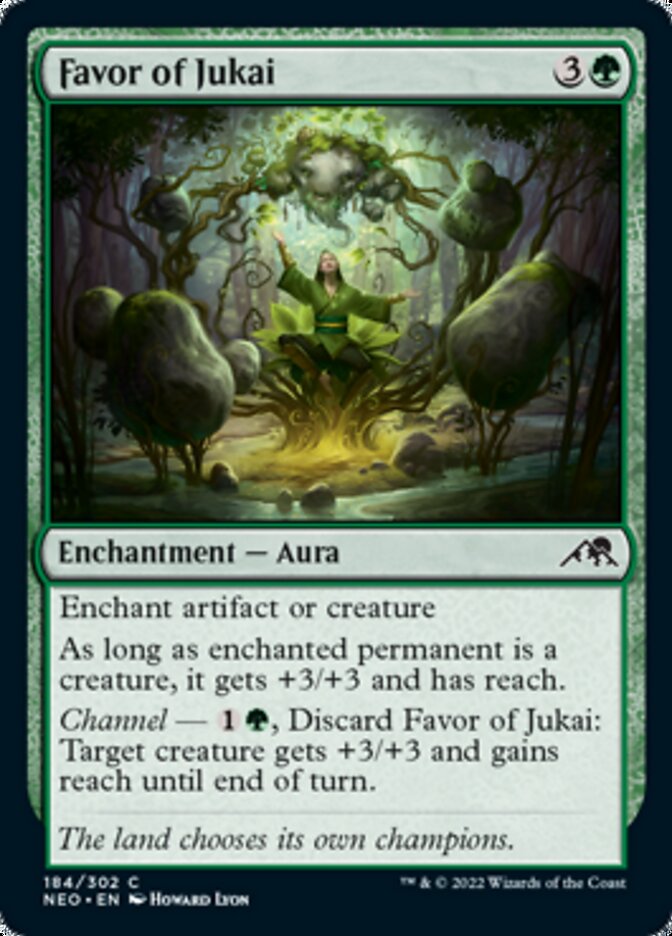 Favor of Jukai [Kamigawa: Neon Dynasty] | Good Games Adelaide SA
