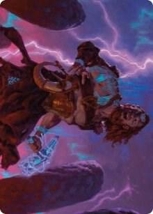 Toralf God of Fury Art Card 39 (Art Series: Kaldheim)  | Good Games Adelaide SA