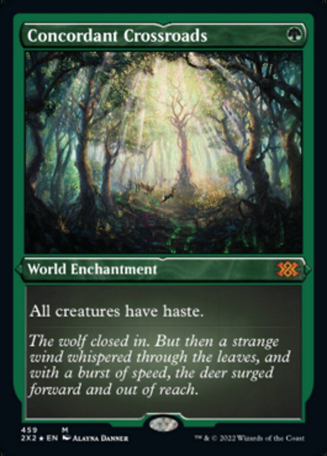 Concordant Crossroads (Foil Etched) [Double Masters 2022] | Good Games Adelaide SA