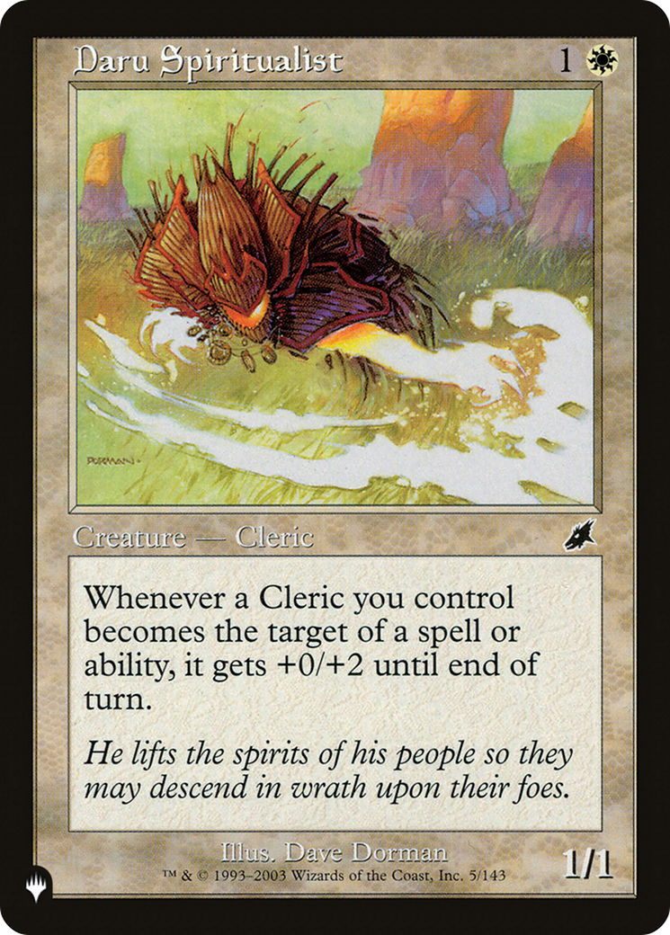 Daru Spiritualist [The List Reprints] | Good Games Adelaide SA