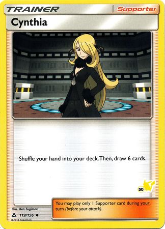 Cynthia (119/156) (Pikachu Stamp #50) [Battle Academy 2020] | Good Games Adelaide SA