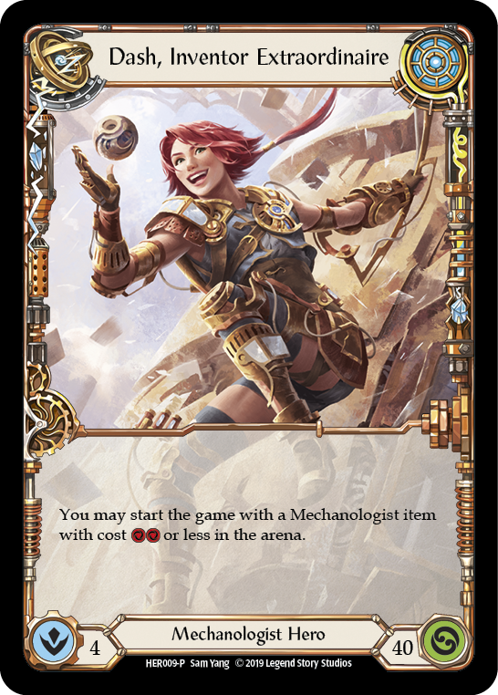 Dash, Inventor Extraordinaire [HER009-P] (Promo)  1st Edition Cold Foil | Good Games Adelaide SA