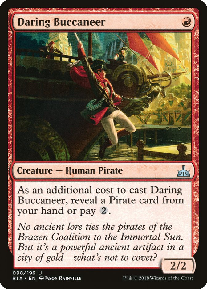 Daring Buccaneer 98 (Rivals of Ixalan)  - Foil | Good Games Adelaide SA