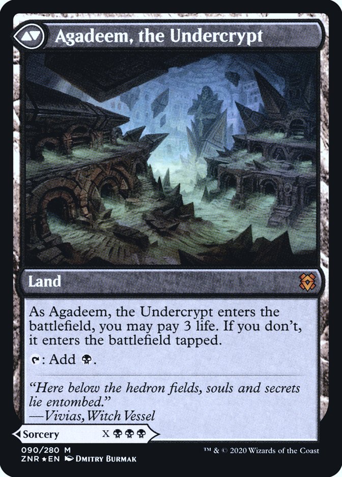 Agadeem's Awakening // Agadeem, the Undercrypt  [Zendikar Rising Prerelease Promos] | Good Games Adelaide SA