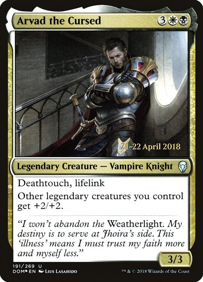 Arvad the Cursed 191 (Prerelease Cards)  - PreRelease Foil | Good Games Adelaide SA