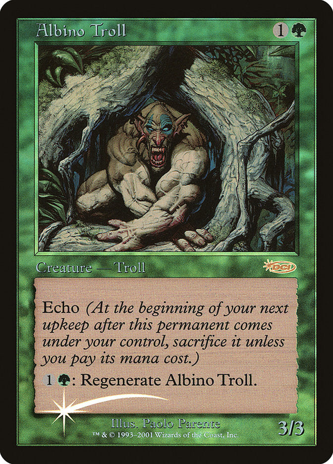 Albino Troll [Friday Night Magic 2002] | Good Games Adelaide SA