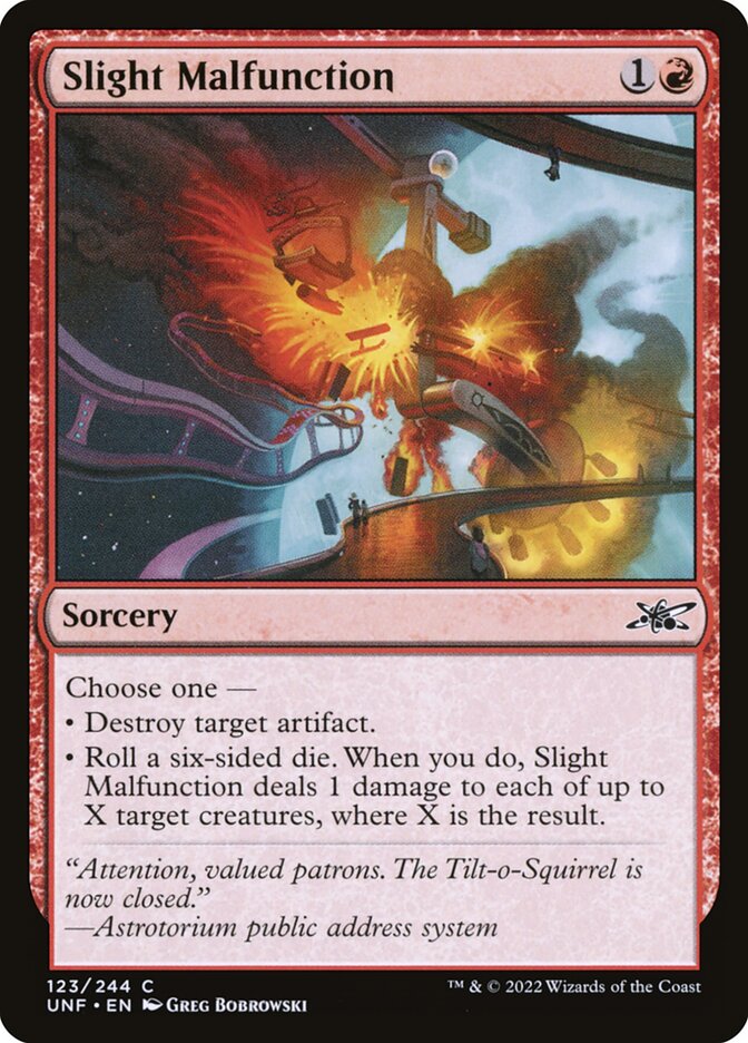 Slight Malfunction 123 (Unfinity)  - Foil | Good Games Adelaide SA