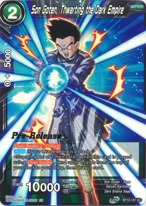 Son Goten, Thwarting the Dark Empire (BT13-127) [Supreme Rivalry Prerelease Promos] | Good Games Adelaide SA