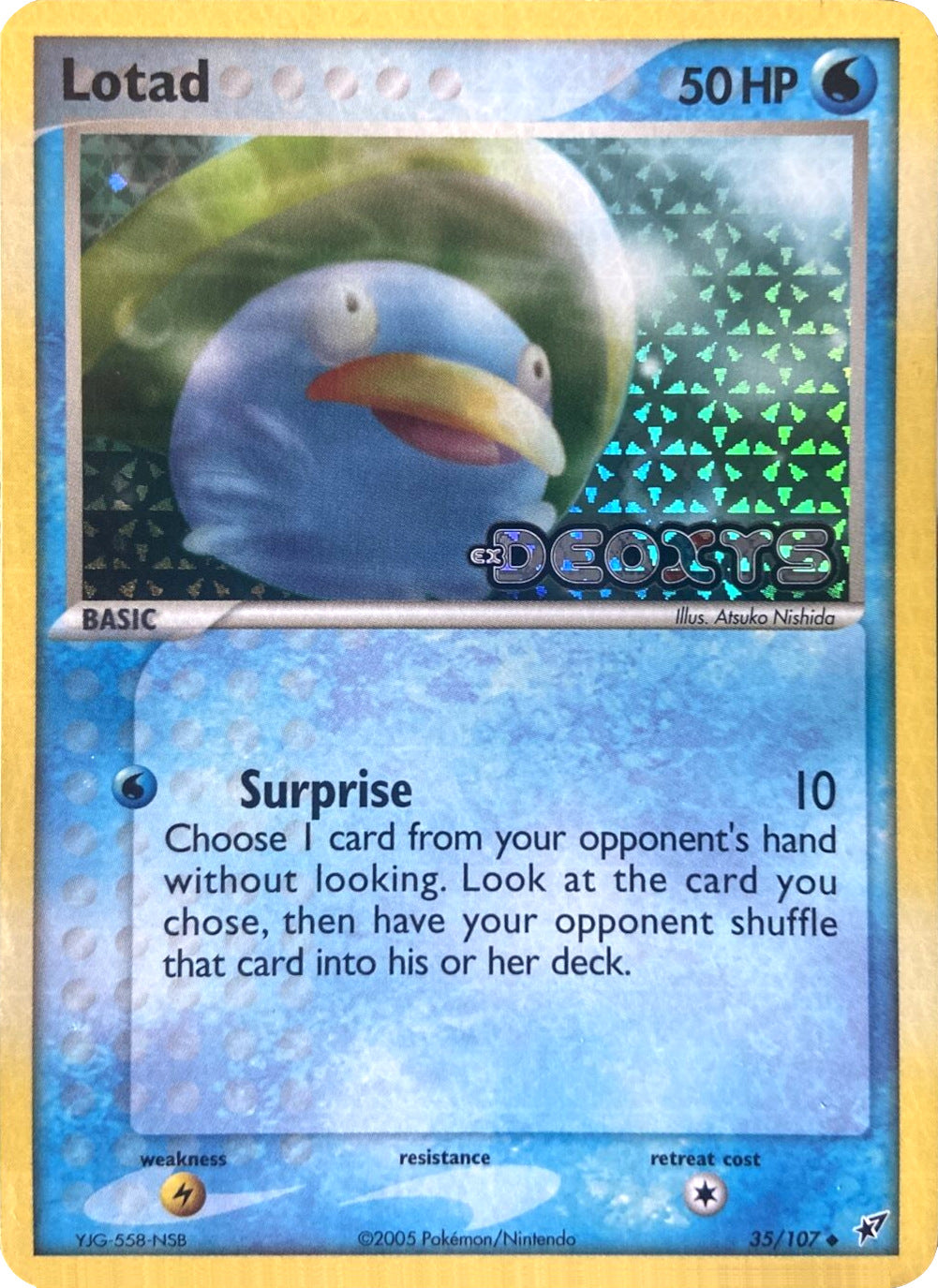Lotad (35/107) (Stamped) [EX: Deoxys] | Good Games Adelaide SA
