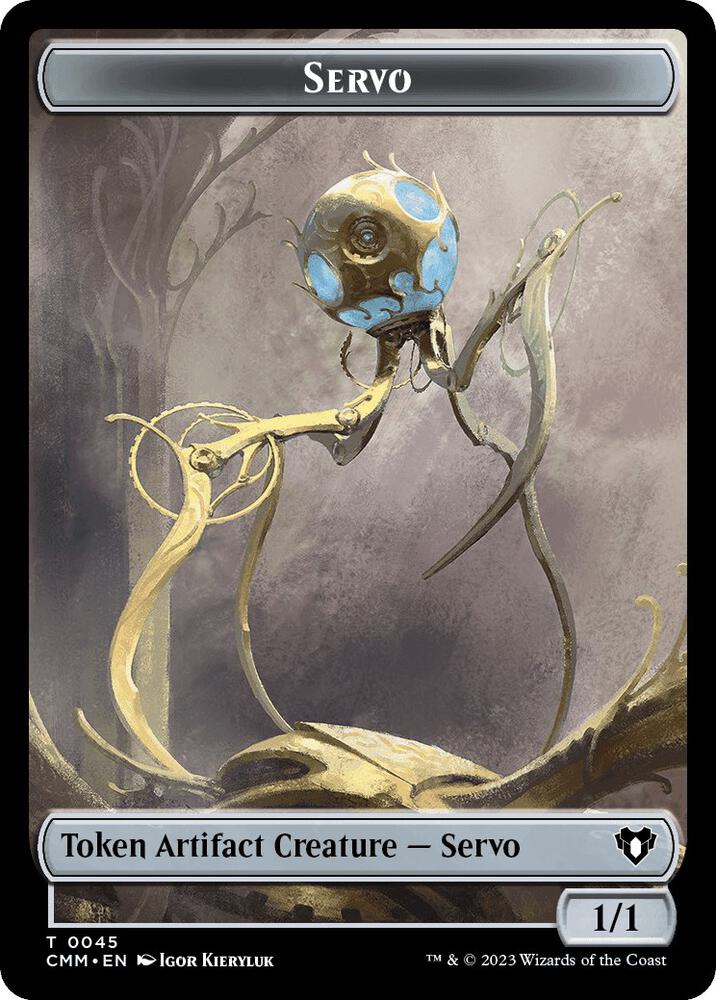 Servo Thrull Double Sided Token 45 // 18 (Commander Masters)  | Good Games Adelaide SA