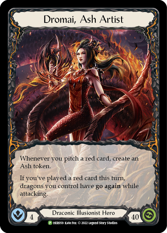 Dromai, Ash Artist [HER059] (Promo)  Cold Foil | Good Games Adelaide SA