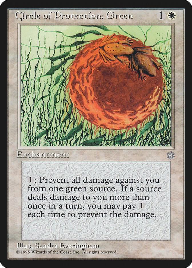 Circle of Protection: Green  (Ice Age)  | Good Games Adelaide SA