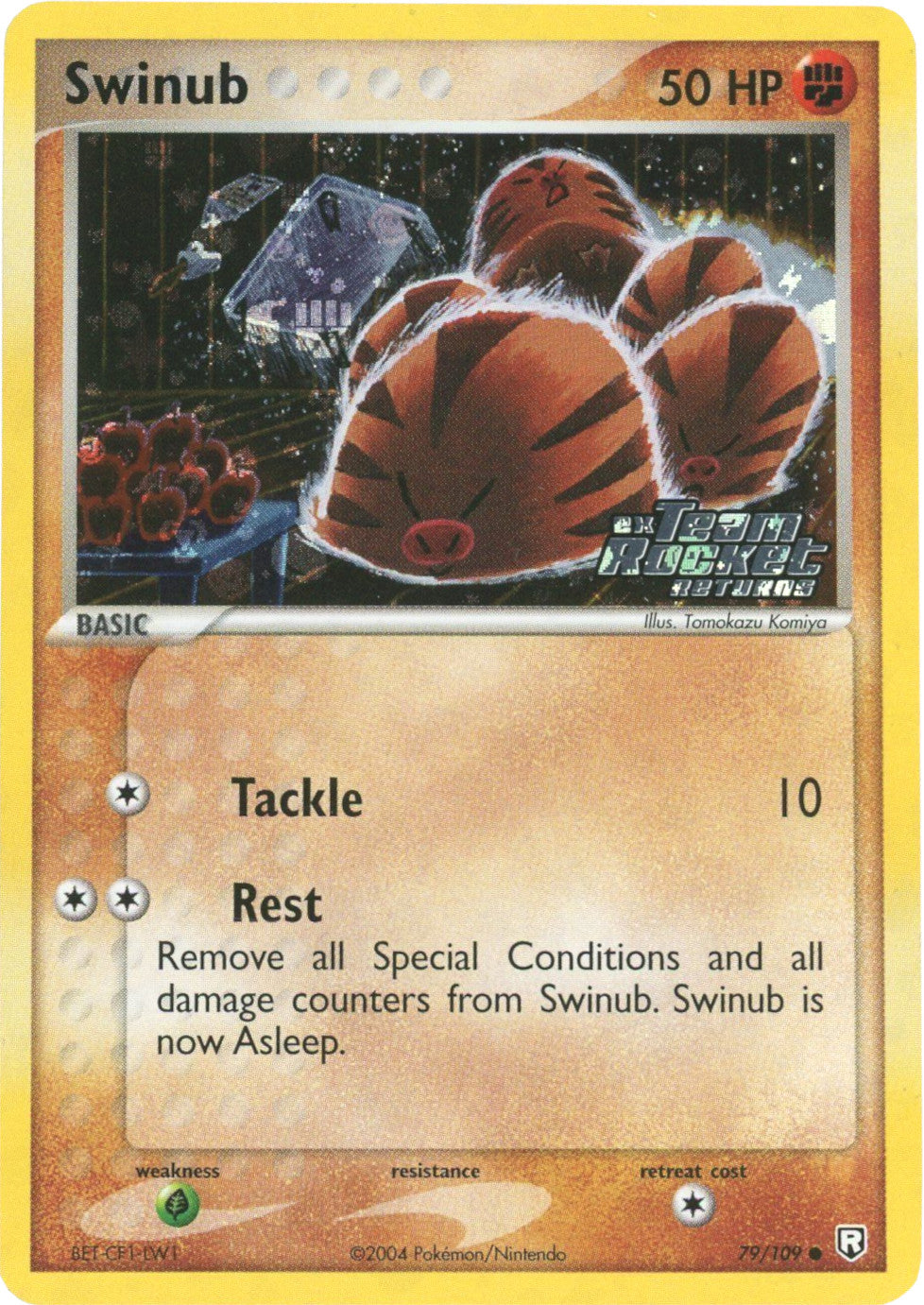Swinub (79/109) (Stamped) [EX: Team Rocket Returns] | Good Games Adelaide SA