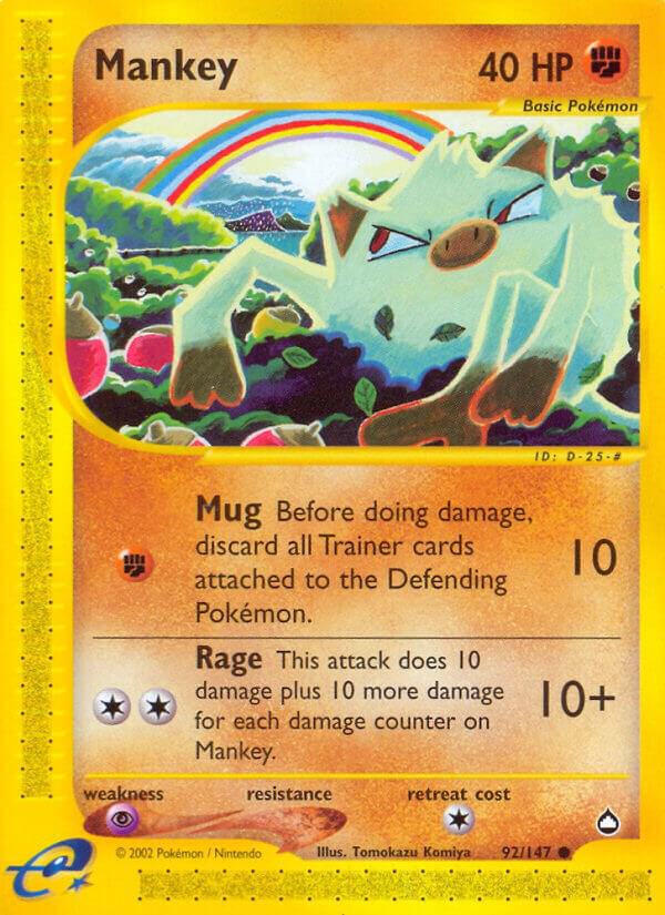 Mankey 092/147 (Aquapolis)  | Good Games Adelaide SA