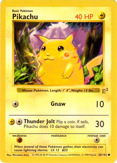 Pikachu E3 Stamped with Red Cheeks 058/102 (Miscellaneous Cards & Products)  | Good Games Adelaide SA