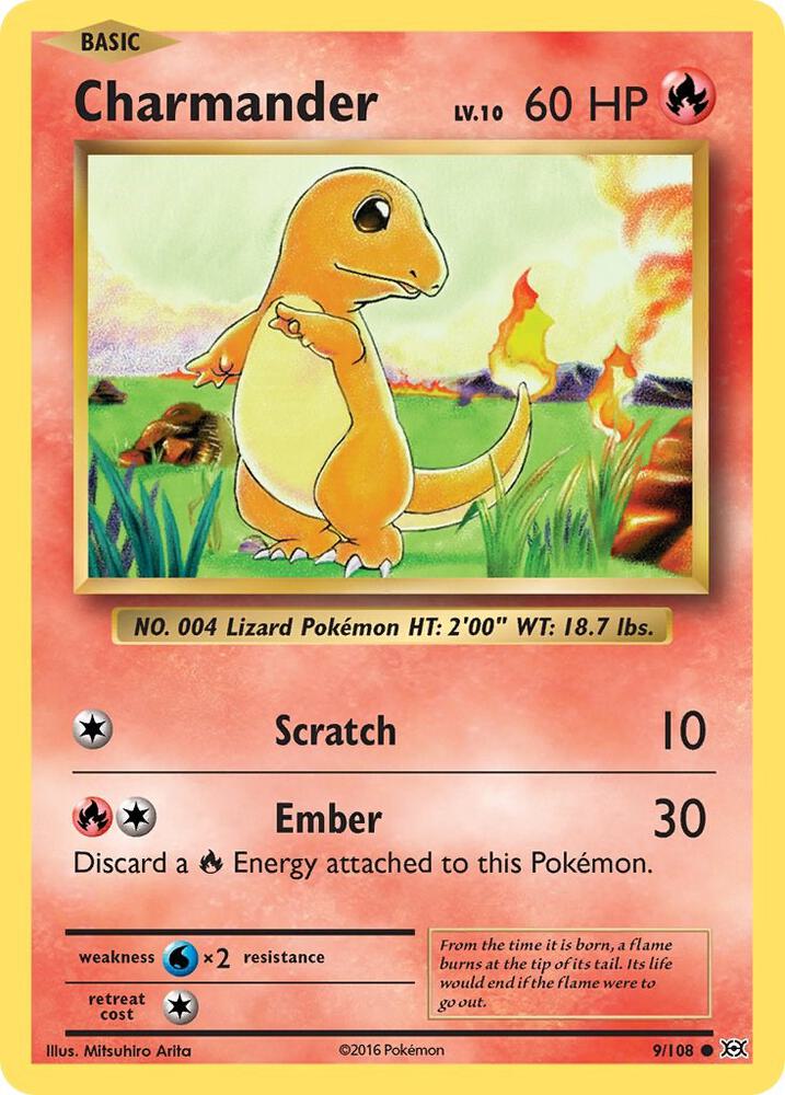 Charmander 9/108 (XY - Evolutions)  | Good Games Adelaide SA