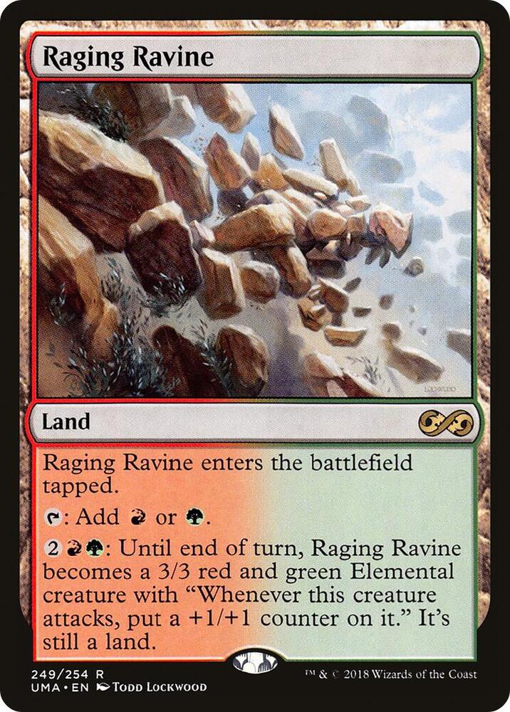 Raging Ravine 249 (Ultimate Masters)  - Foil | Good Games Adelaide SA