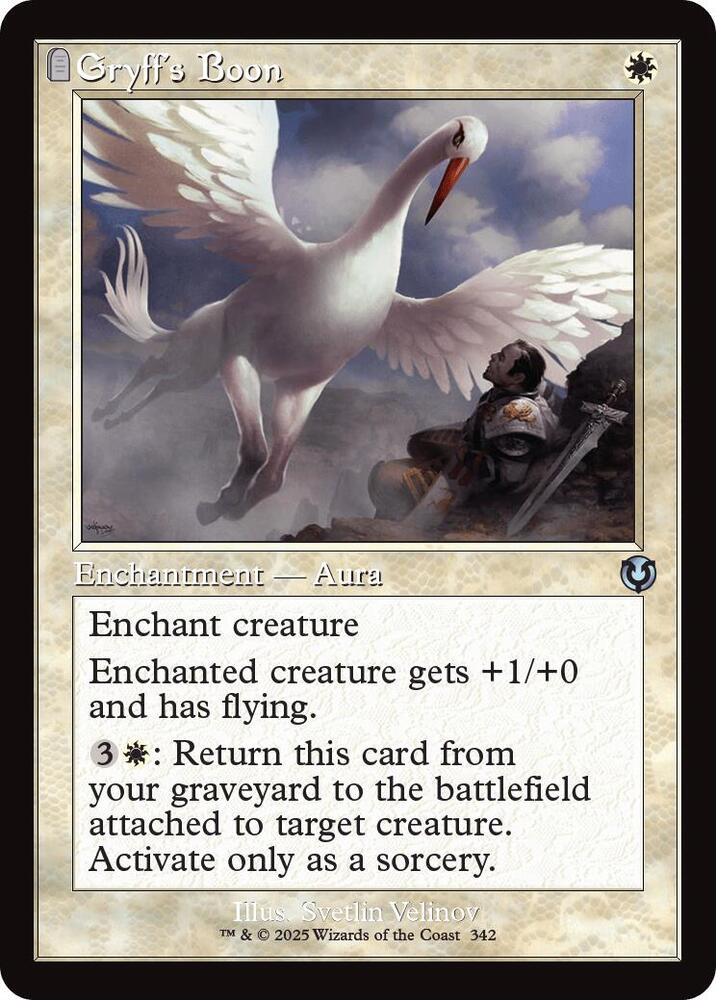Gryffs Boon 342 (Innistrad Remastered)  - Foil | Good Games Adelaide SA
