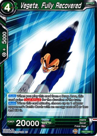 Vegeta, Fully Recovered [TB3-039] | Good Games Adelaide SA