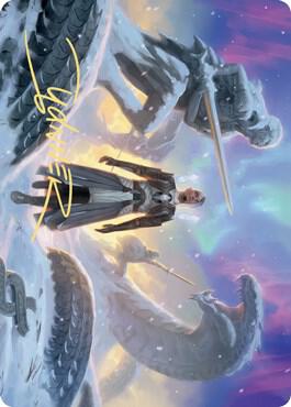 Search for Glory Art Card Gold Stamped Signature 7 (Art Series: Kaldheim)  | Good Games Adelaide SA