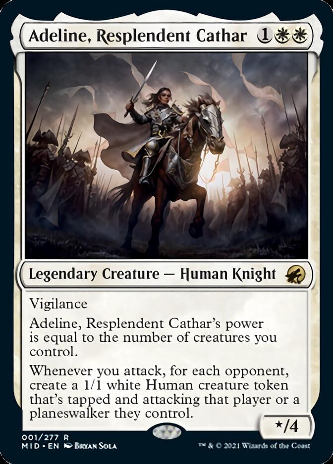 Adeline, Resplendent Cathar [Innistrad: Midnight Hunt] | Good Games Adelaide SA