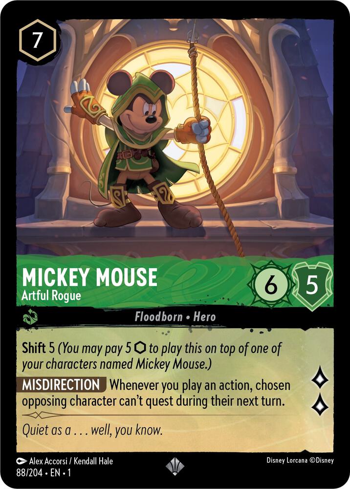 Mickey Mouse Artful Rogue 88/204 (The First Chapter)  | Good Games Adelaide SA