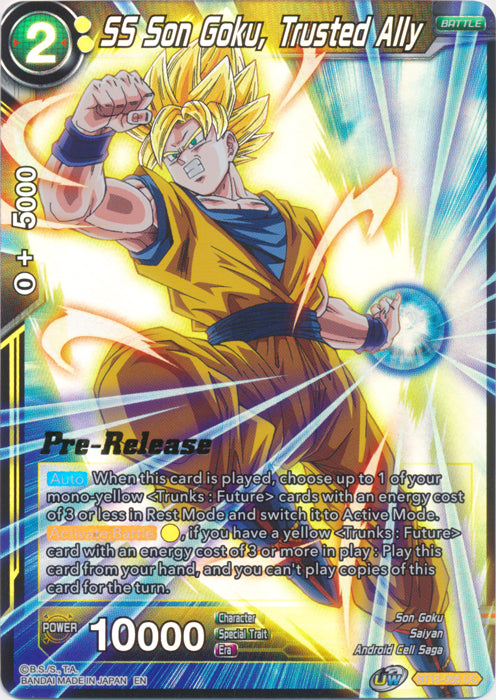 SS Son Goku, Trusted Ally (BT13-095) [Supreme Rivalry Prerelease Promos] | Good Games Adelaide SA