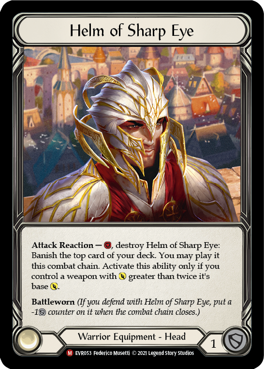 Helm of Sharp Eye [EVR053] (Everfest)  1st Edition Cold Foil | Good Games Adelaide SA