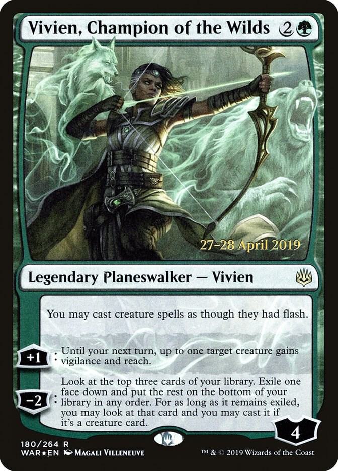 Vivien Champion of the Wilds 180 (Prerelease Cards)  - Foil | Good Games Adelaide SA