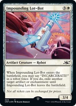 Impounding Lot Bot Galaxy Foil 300 (Unfinity)  - Foil | Good Games Adelaide SA