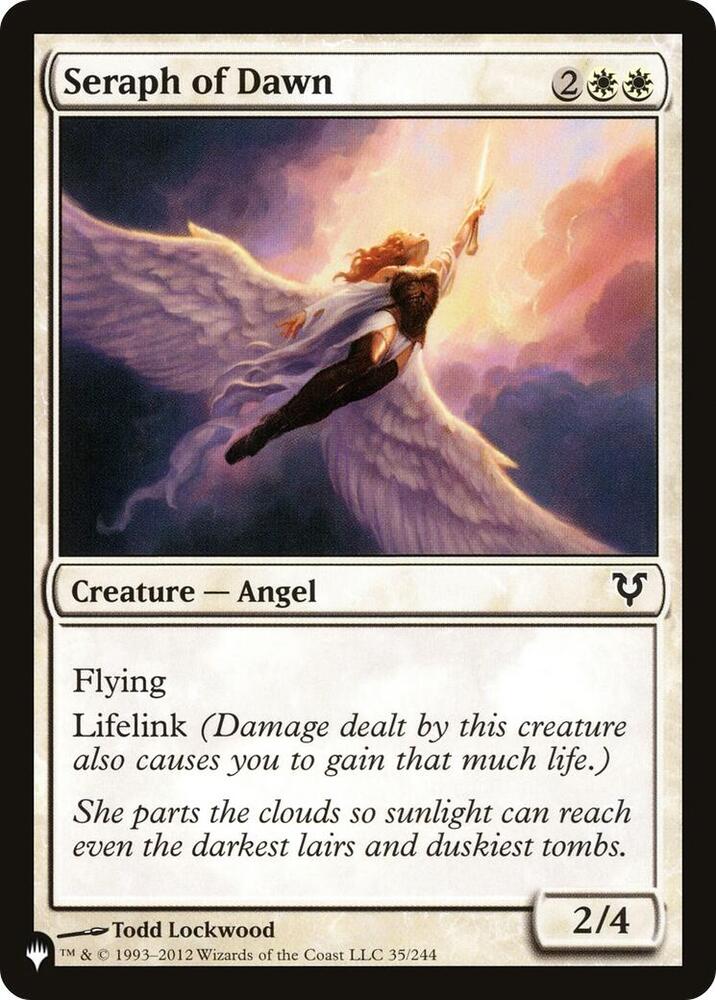 Seraph of Dawn 35/244 (The List Reprints)  | Good Games Adelaide SA