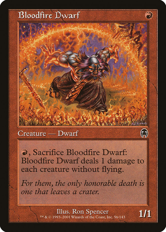 Bloodfire Dwarf 56 (Apocalypse)  - Foil | Good Games Adelaide SA