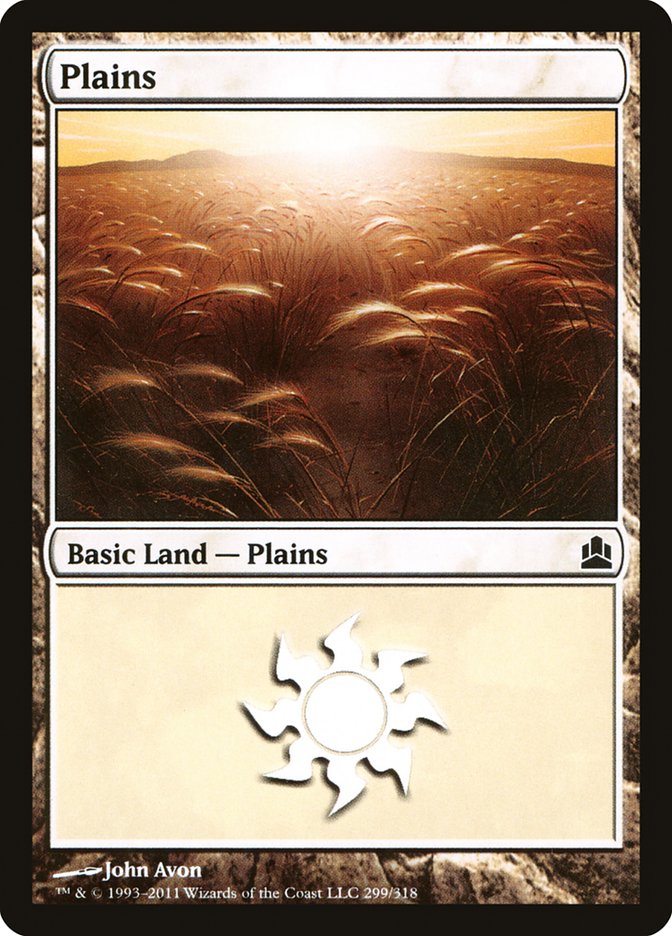 Plains (299) [Commander 2011] | Good Games Adelaide SA