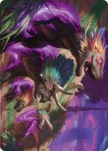 Burning Suns Fury Art Card 29 (Art Series: March of the Machine)  | Good Games Adelaide SA