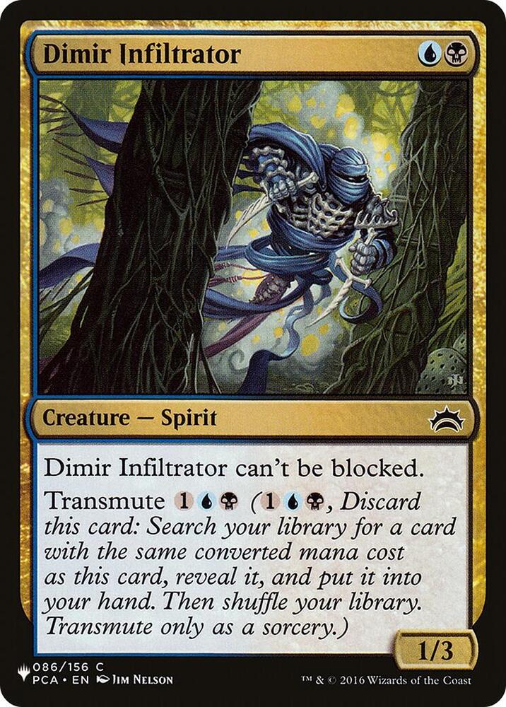 Dimir Infiltrator 086/156 (The List Reprints)  | Good Games Adelaide SA