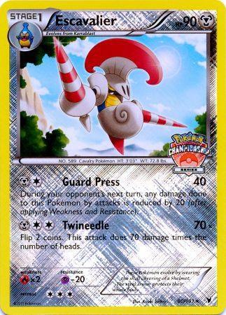 Escavalier 80 101 Championship Series 080/101 (League & Championship Cards)  - Reverse Holofoil | Good Games Adelaide SA