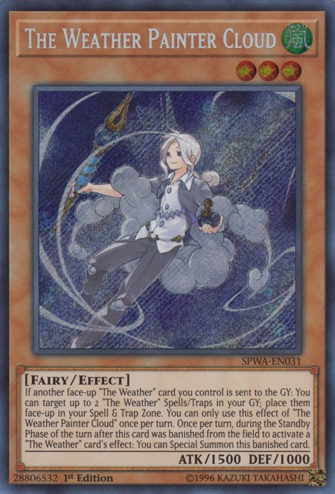 The Weather Painter Cloud [SPWA-EN031] Secret Rare | Good Games Adelaide SA