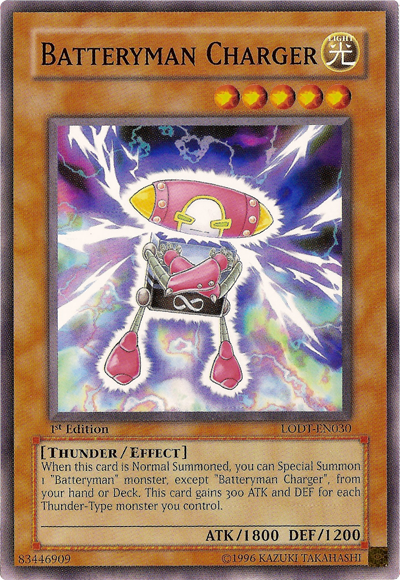 Batteryman Charger [LODT-EN030] Common | Good Games Adelaide SA
