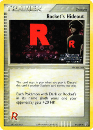 Rocket's Hideout (87/109) (Stamped) [EX: Team Rocket Returns] | Good Games Adelaide SA