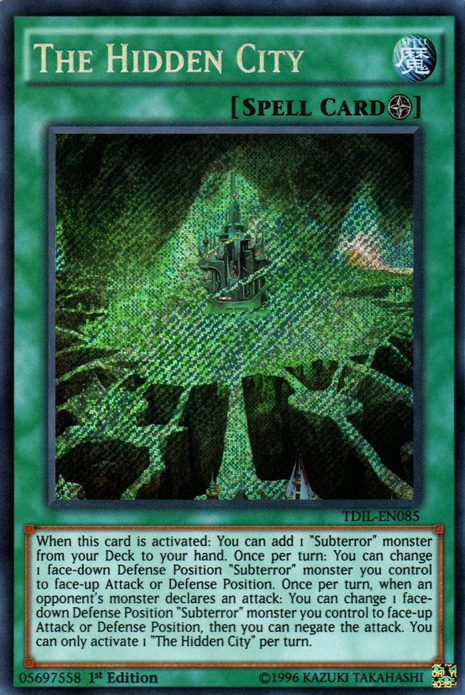 The Hidden City [TDIL-EN085] Secret Rare | Good Games Adelaide SA