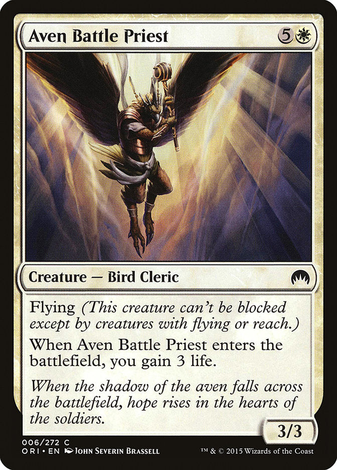Aven Battle Priest 6 (Magic Origins)  - Foil | Good Games Adelaide SA