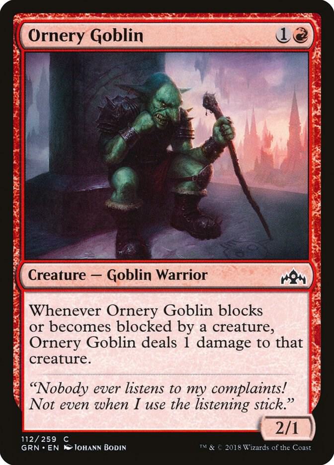 Ornery Goblin 112 (Guilds of Ravnica)  | Good Games Adelaide SA