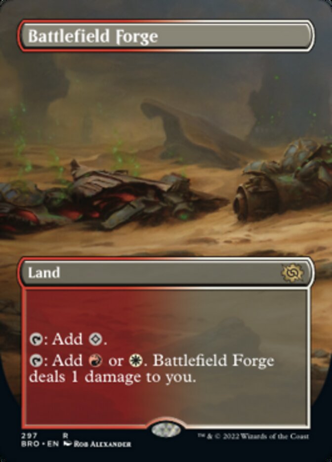 Battlefield Forge (Borderless Alternate Art) [The Brothers' War] | Good Games Adelaide SA