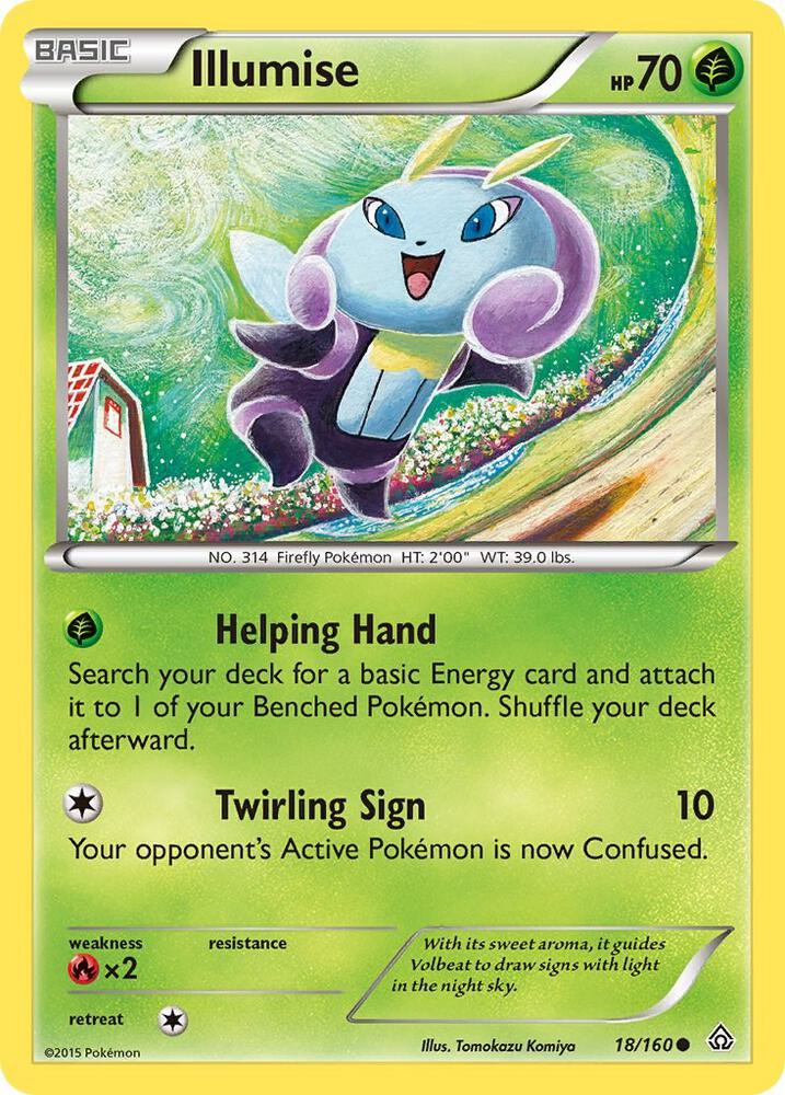 Illumise 18/160 (XY - Primal Clash)  | Good Games Adelaide SA