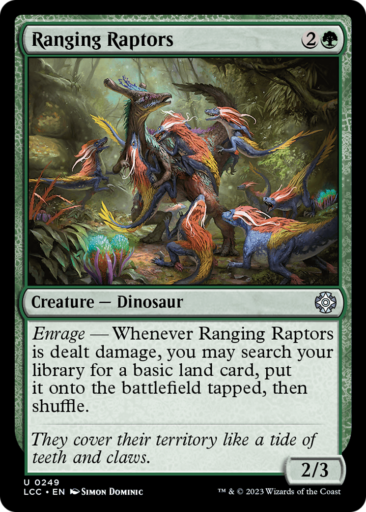 Ranging Raptors [The Lost Caverns of Ixalan Commander] | Good Games Adelaide SA