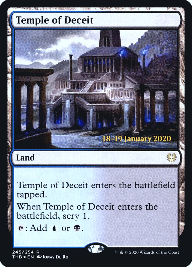 Temple of Deceit [Theros Beyond Death Prerelease Promos] | Good Games Adelaide SA