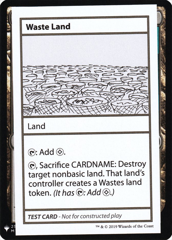 Waste Land [Mystery Booster Playtest Cards] | Good Games Adelaide SA