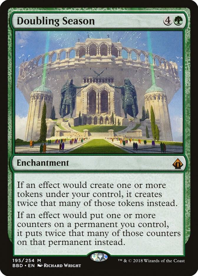 Doubling Season 195 (Battlebond)  - Foil | Good Games Adelaide SA